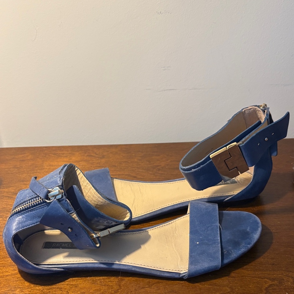 Rachel Zoe Blue Sandals with Buckle